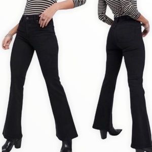 Anthropologie Pilcro and the Letterpress High-Rise Bootcut Jeans Black Size 26